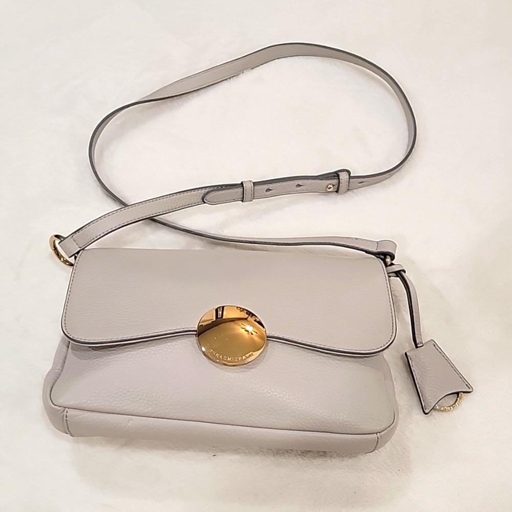Pebble Gray Genuine Leather Bag